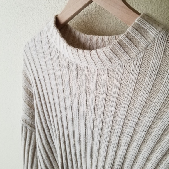 UO Beige Knit Sweater - Picture 3 of 5